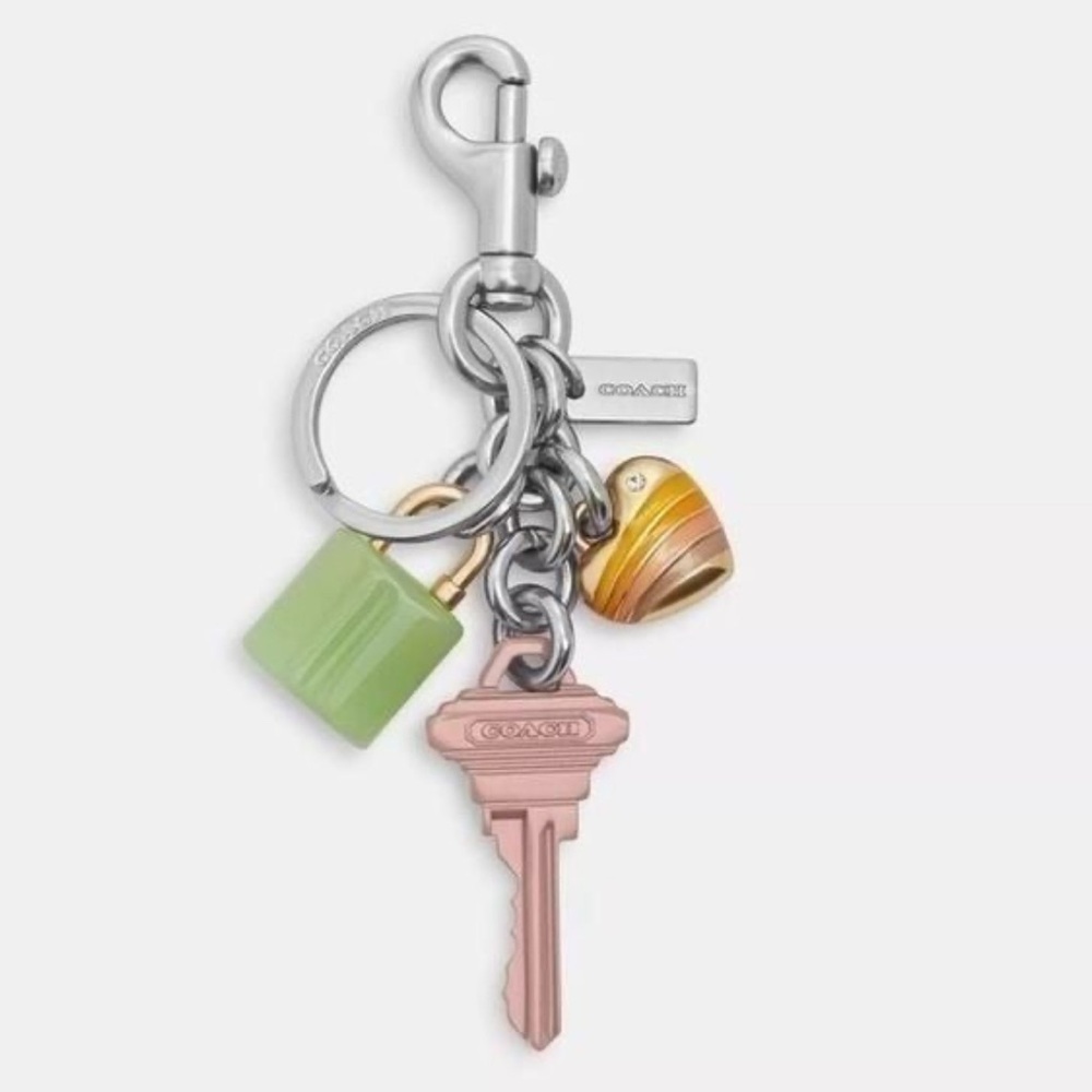Coach Key Cluster Bag Charm